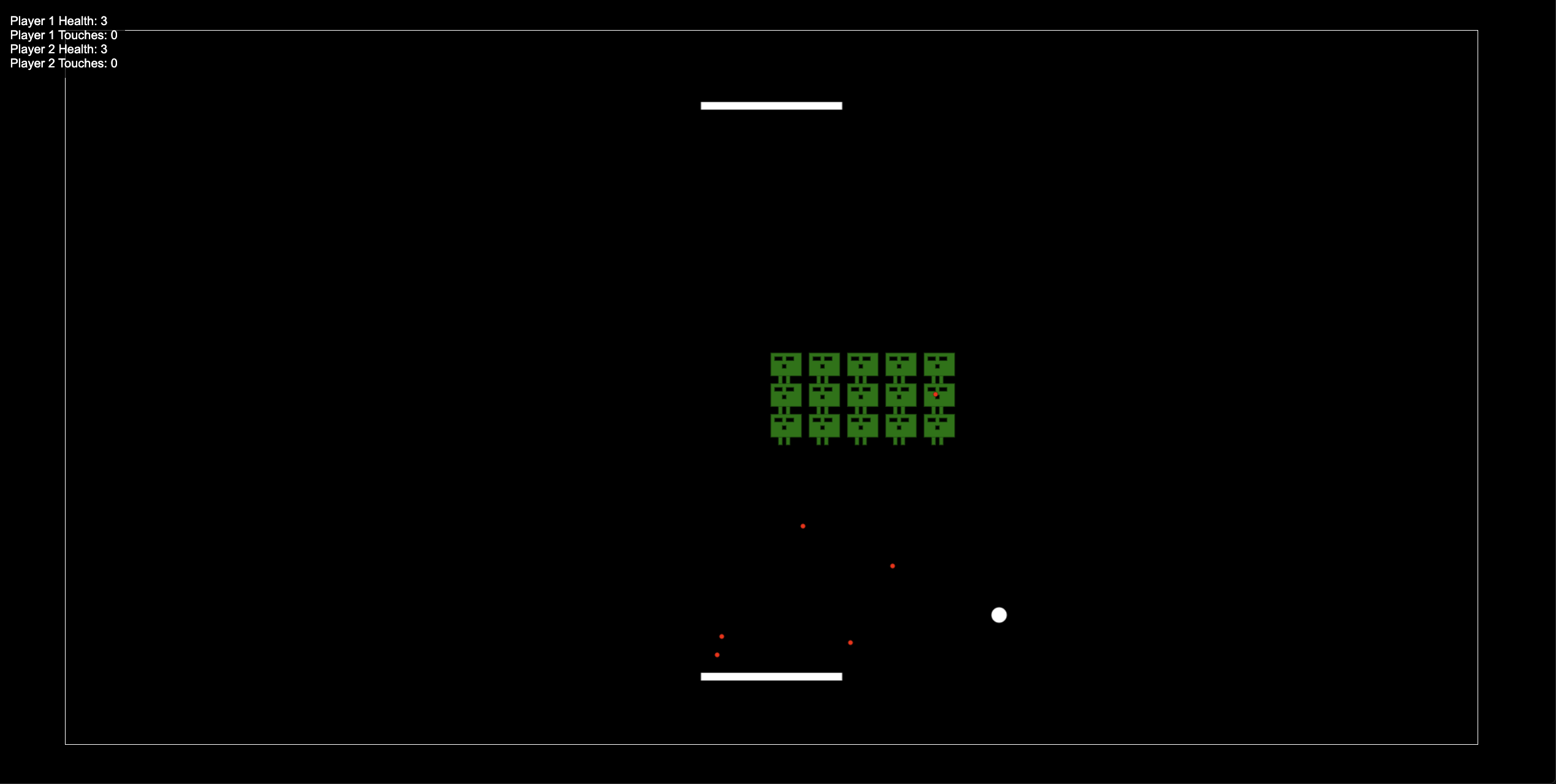 space invaders pong - game